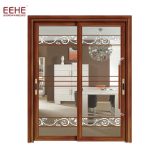 Ready Made Aluminium Double Glass Gates Doors